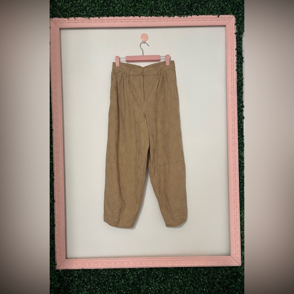 House of Harlow embroidered barrel trousers - size 6
